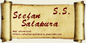 Stefan Salapura vizit kartica